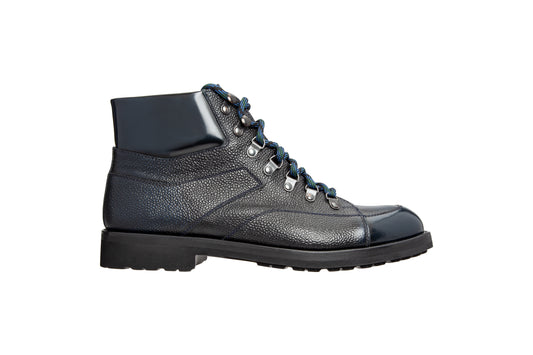 GREY LEATHER BOOTS (43615 A)